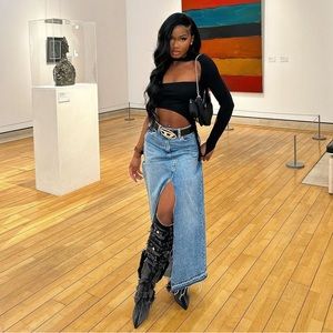 NWT Zara Denim Skirt